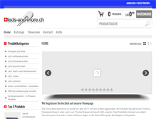 Tablet Screenshot of leds-and-more.ch